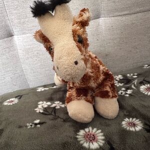 Adorable Brown and Cream Plush Giraffe